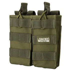 CX-850 Double Section Magazine Pouch, Olive Drab Green