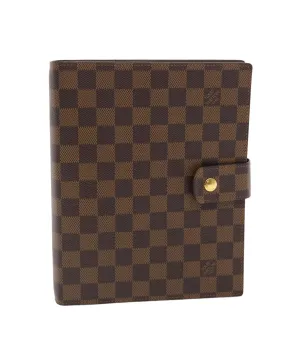 Damier Ebene Day Planner Cover with Accessories