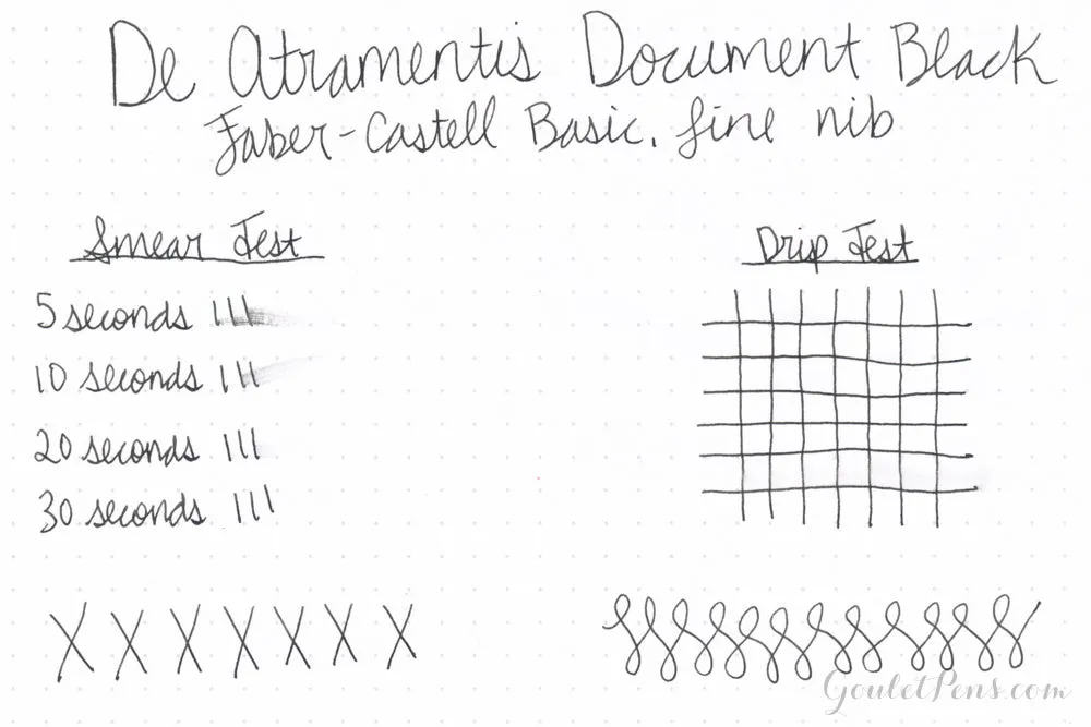 De Atramentis Document Ink Black - 45ml Bottled Ink