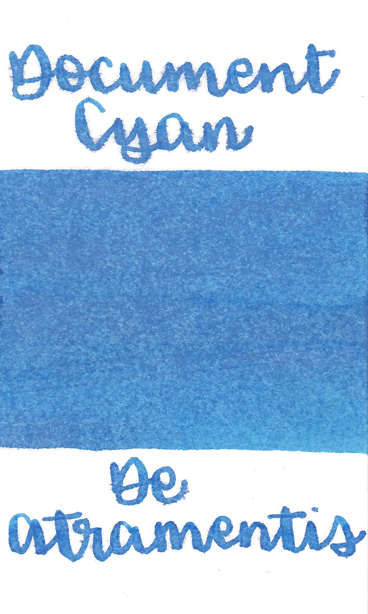 De Atramentis Document Ink Cyan