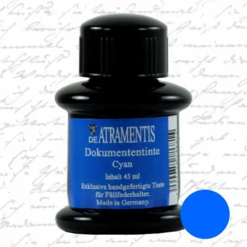 De Atramentis Document Ink Cyan