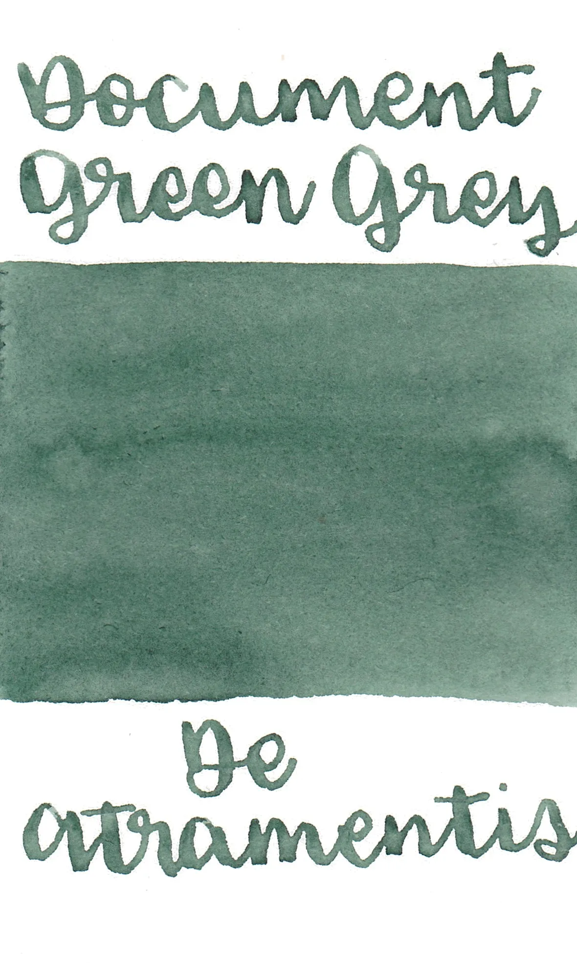 De Atramentis Document Ink Green Grey