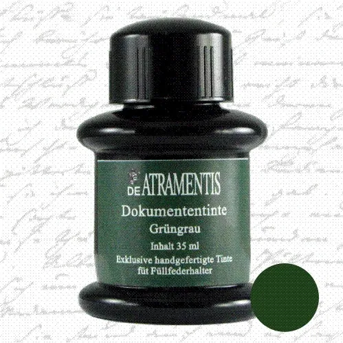 De Atramentis Document Ink Green Grey