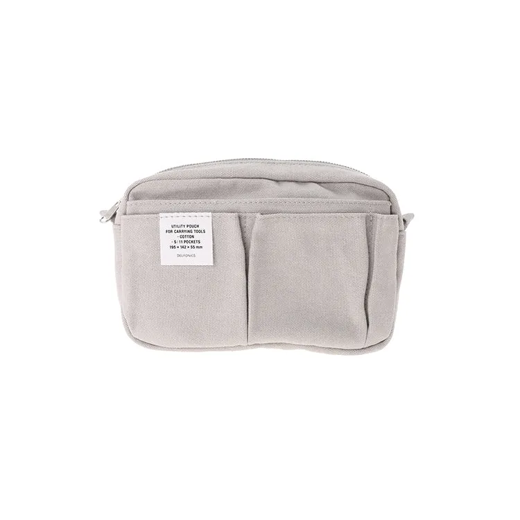 Delfonics Utility Pouch - Small Size / Light Gray - , Delfonics Inner Carrying Bag S Size