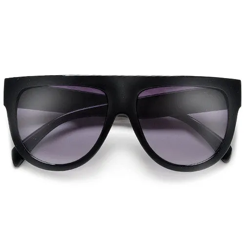 Designer Inspired Flat Top Shadow Sunglasses