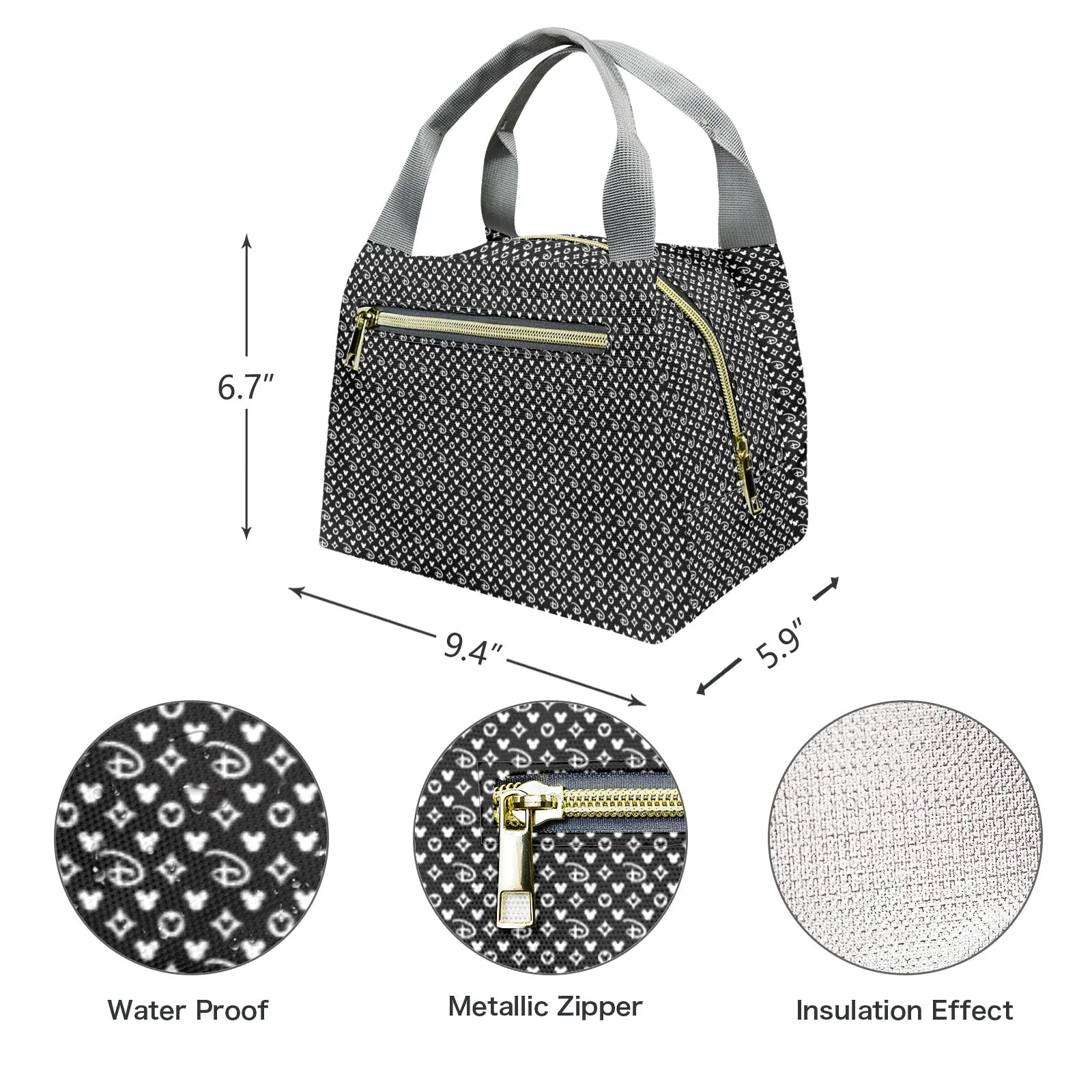 Designer Portable Lunch Bag