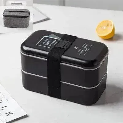 Double-layer Lunch Box Lunch Box Plastic Large Capacity Microwave Lunch Box