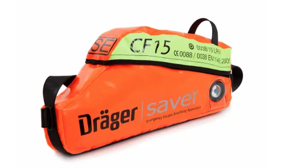 Drager 3363826 Saver CF15 (Fabric) (DC) 15 Minute Hooded Emergency Escape Device | Free Shipping and No Sales Tax