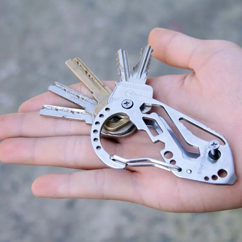 EDC Multifunction Quickdraw Carabiner Key Holder