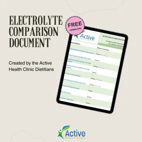 Electrolyte Comparison Document