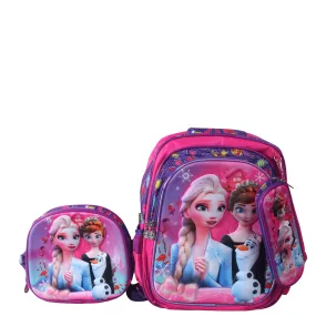 Elsa & Anna sisters schoolbag backpack