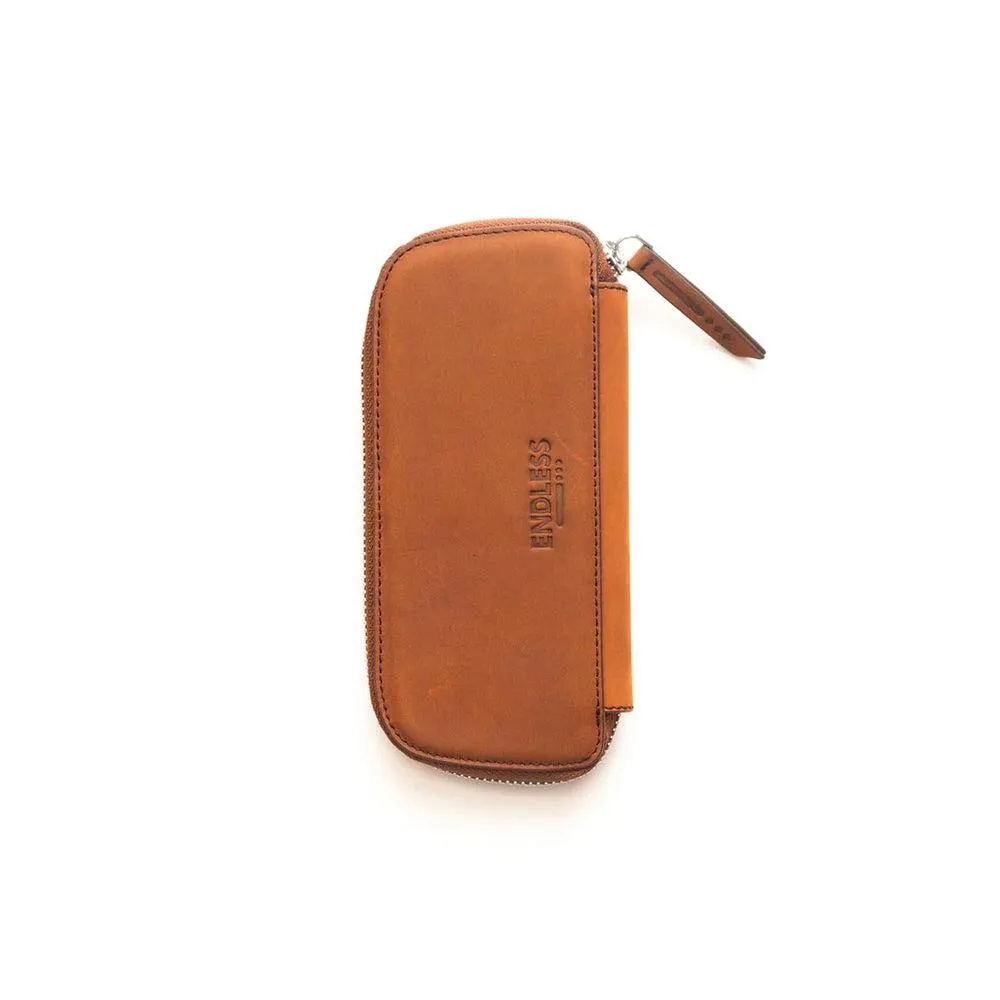 Endless Stationery Pen Case (3 Slots) - Companion Leather Pouch