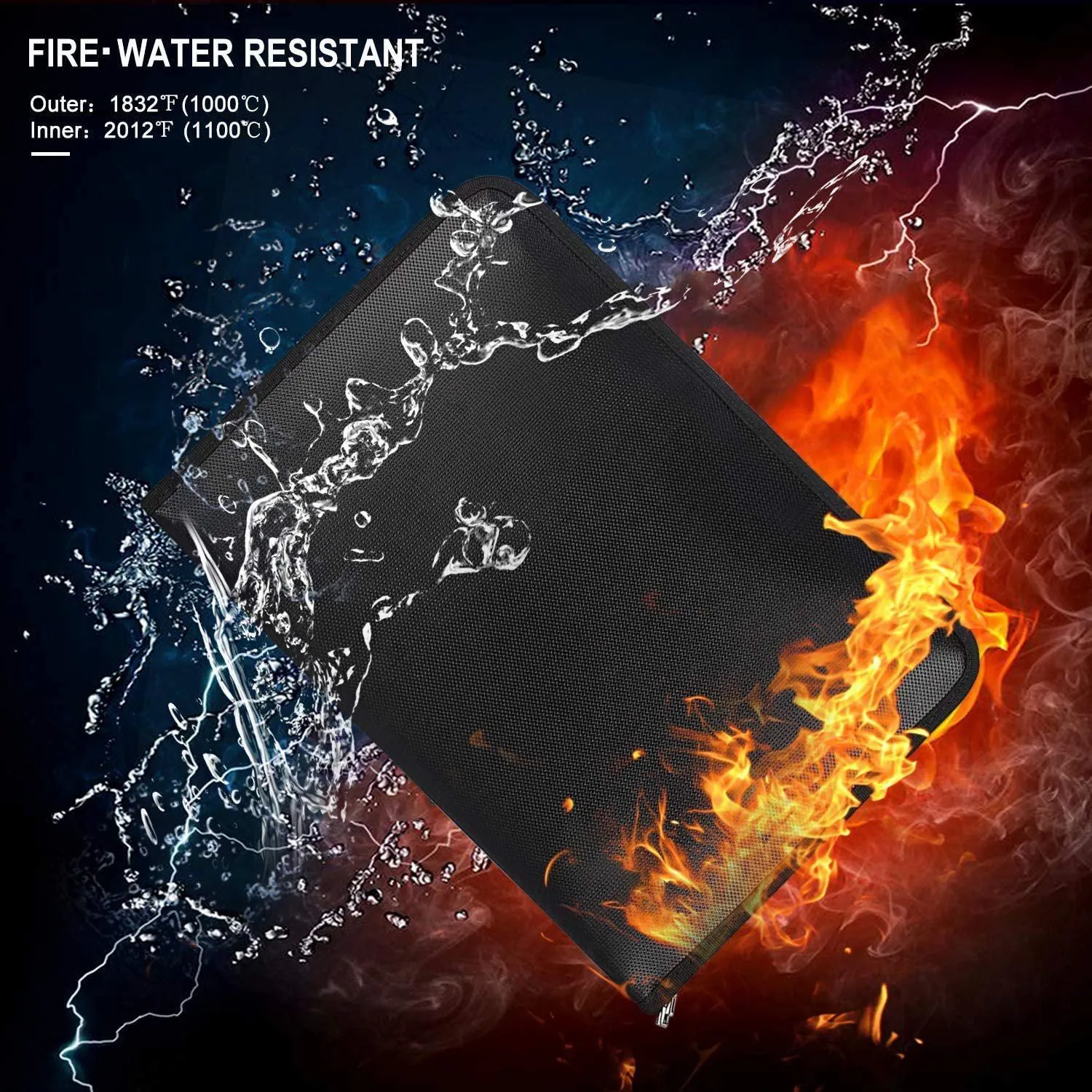 Fireproof and Water Resistant File Folder