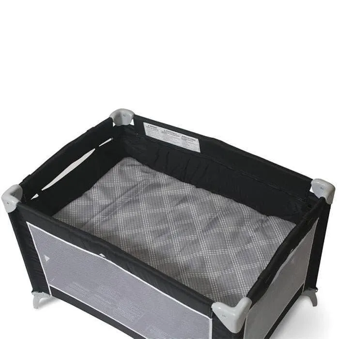 Foundations Travel Sleep 'n Store® Essentials™ Play Yard - Mod Plaid Graphite