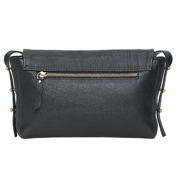 France Fold Over Flap Leather Bag