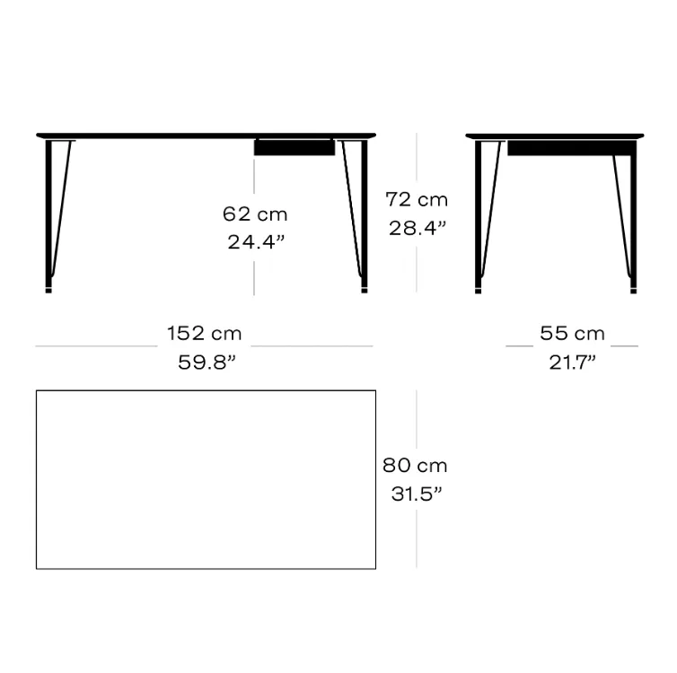 Fritz Hansen FH3605™ Desk With Drawer