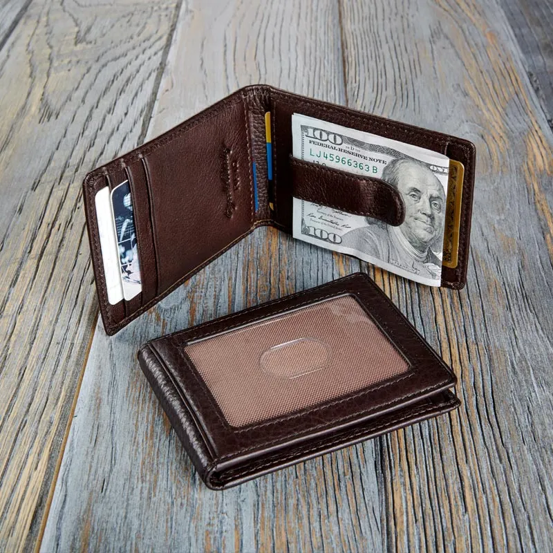 Front Pocket Privacy Bifold Wallet with Money Clip