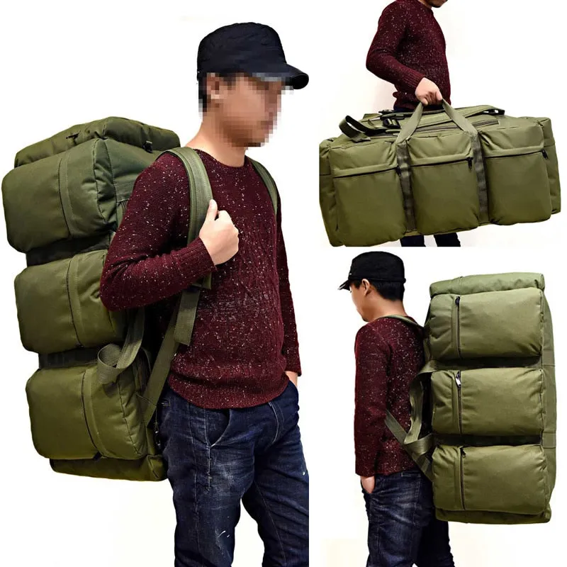 Funki Buys | Bags | Travel Bag | Large Canvas Bag 90L-100L