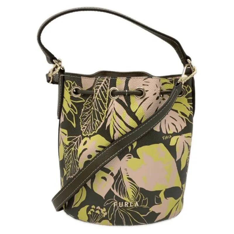 Furla Clio Mini Drawstring Bag - Toni Yellow Muschio