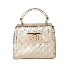 Furla Micro Top Handle - Ares - Platino Light Gold