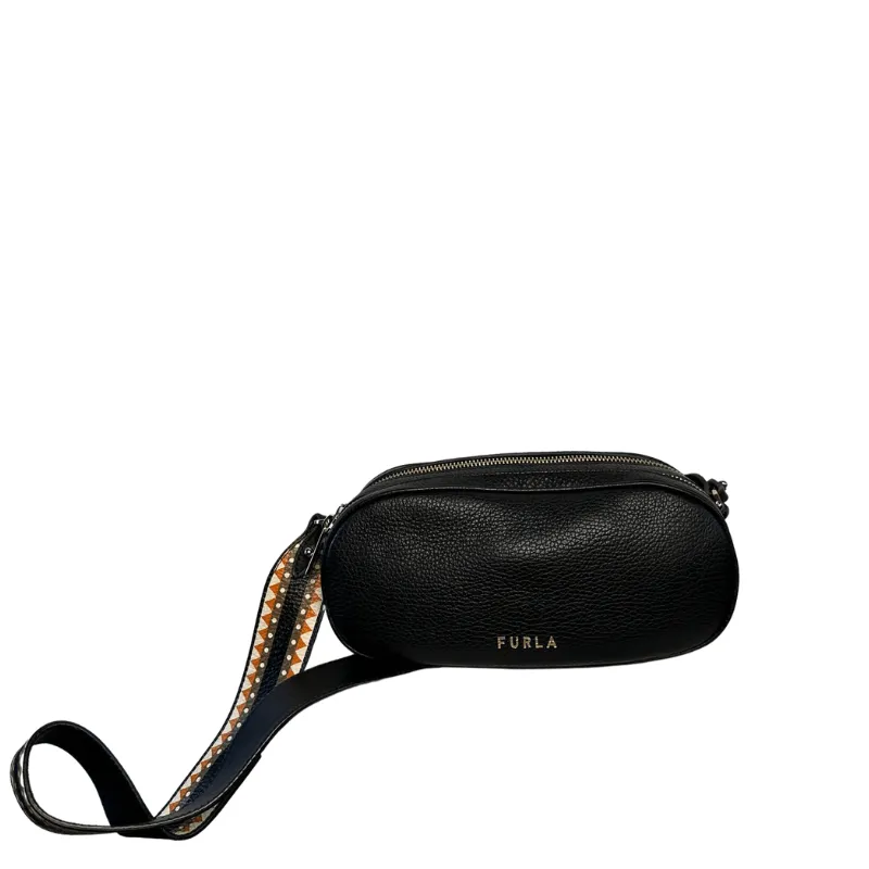 Furla Real Small Crossbody Double Zip - Toni Nero