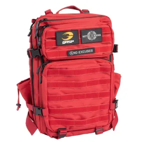 GASP & Better Bodies Tactical Back Pack - Chilli Red