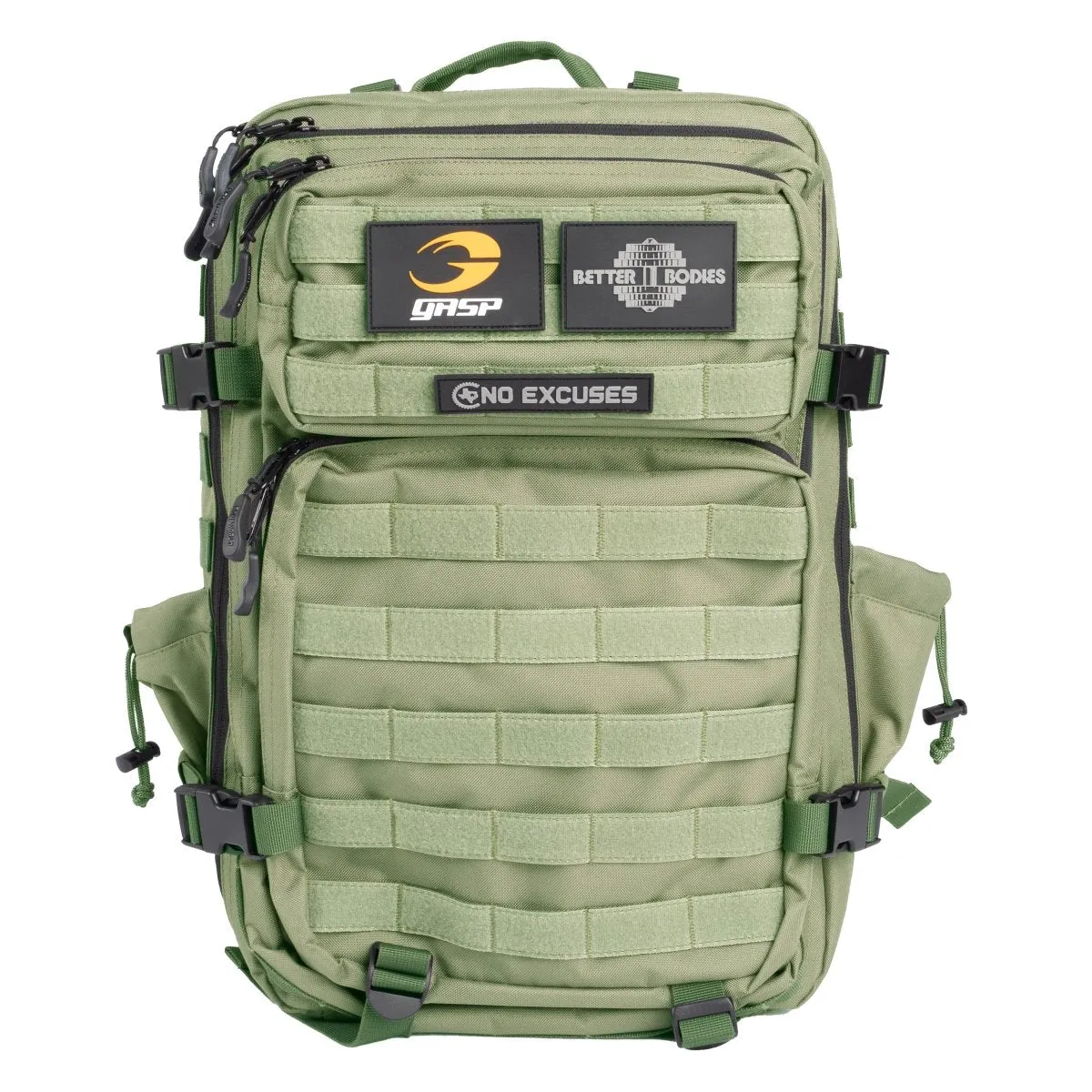 GASP & Better Bodies Tactical Back Pack - Washed Green