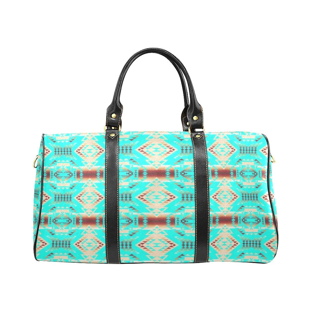 Gathering Earth Turquoise Waterproof Travel Bag