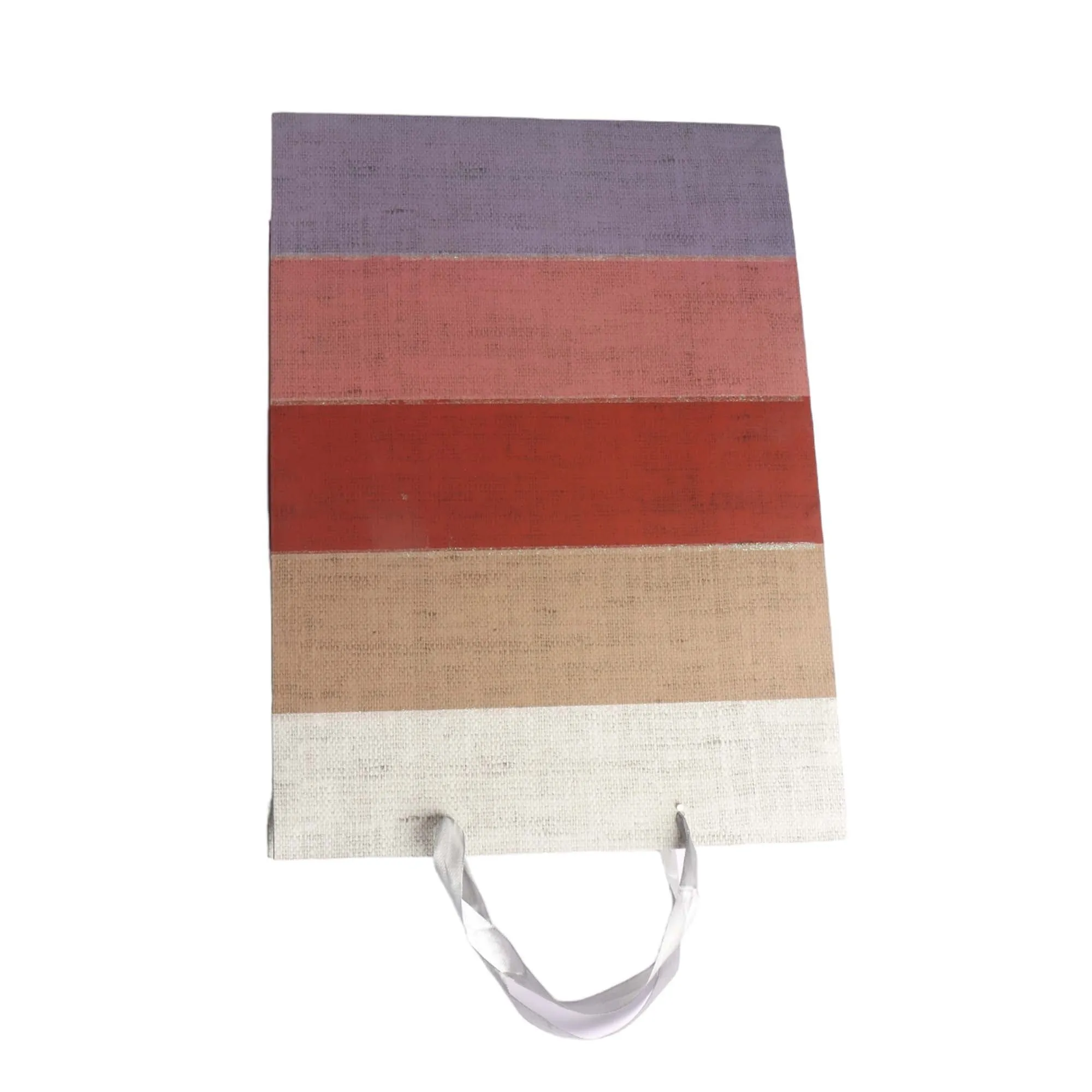 Gift Paper Bag Colour Stripes 26x32cm Medium