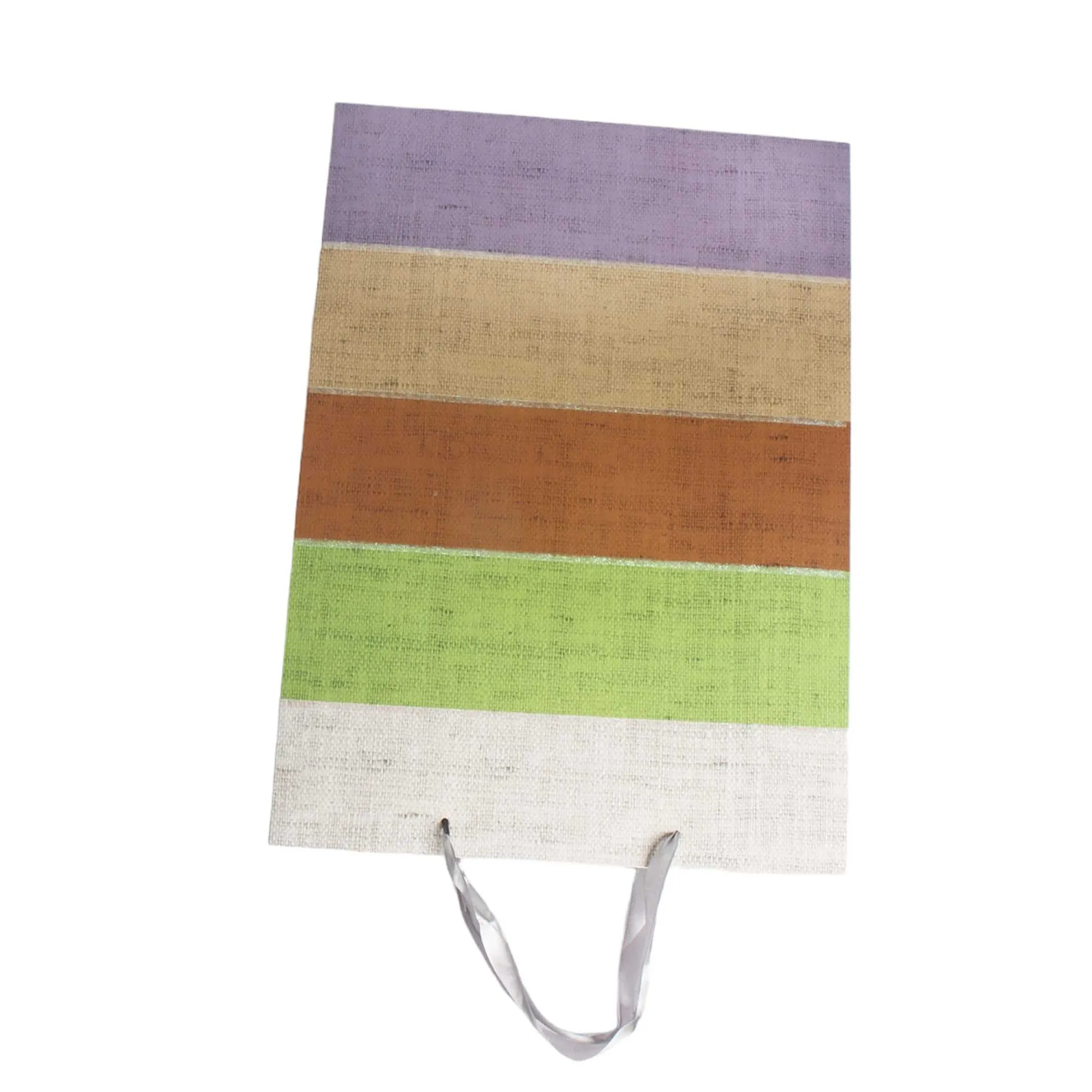 Gift Paper Bag Colour Stripes 26x32cm Medium