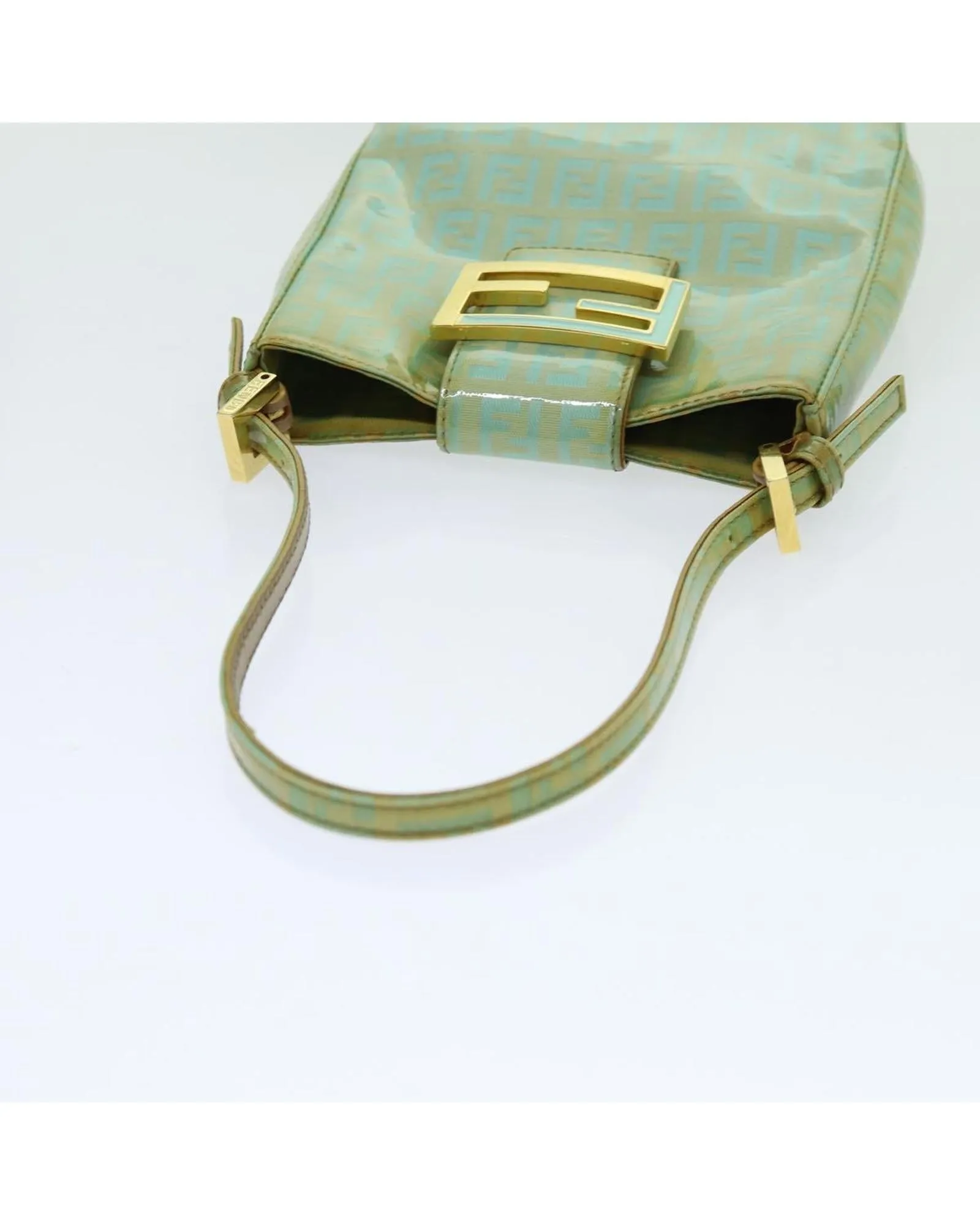 Green Canvas Hand Bag - FENDI