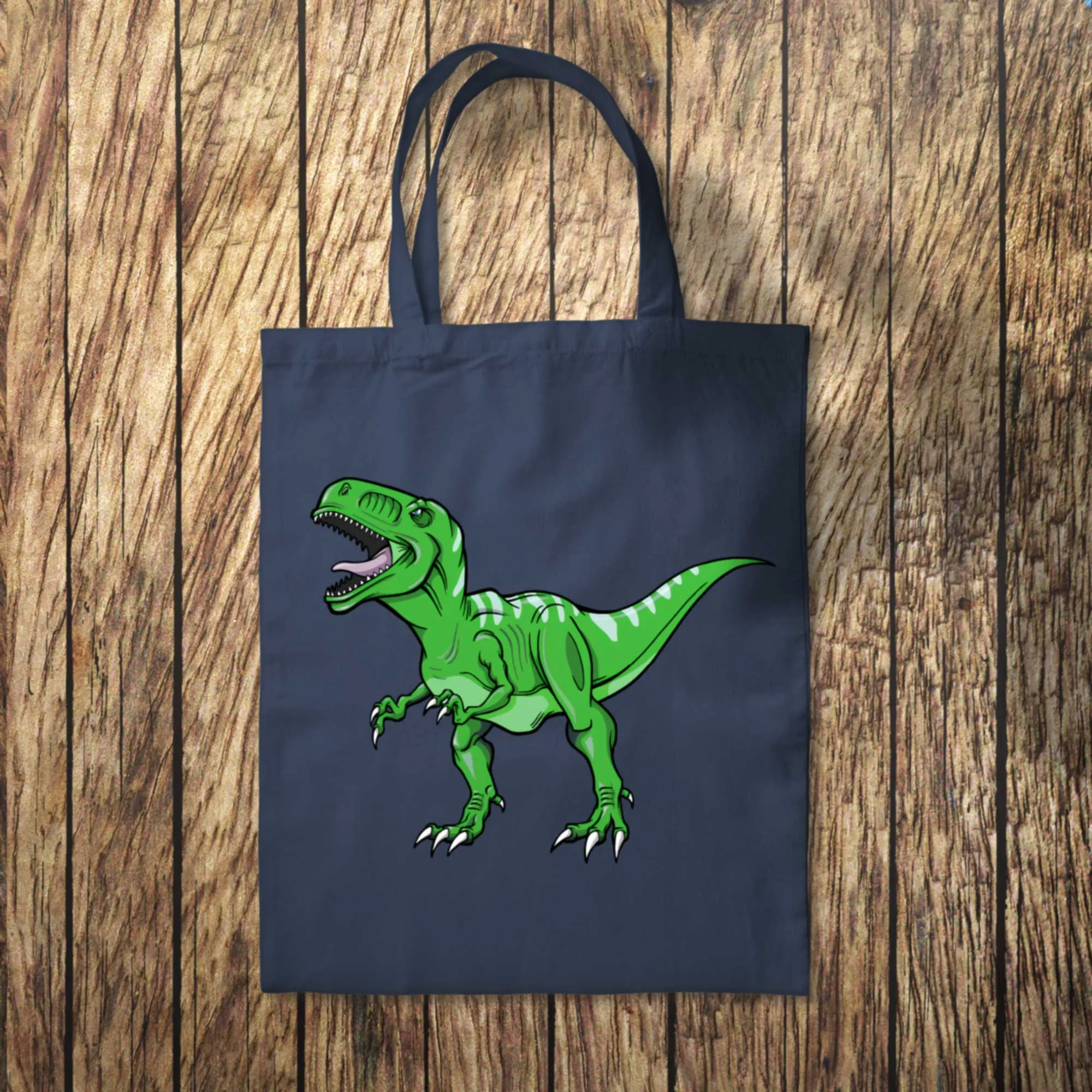 Green Dinosaur Tote Bag 10L Bag