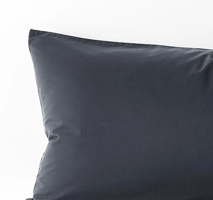 Halo Organic Cotton Standard Pillowcase Steel