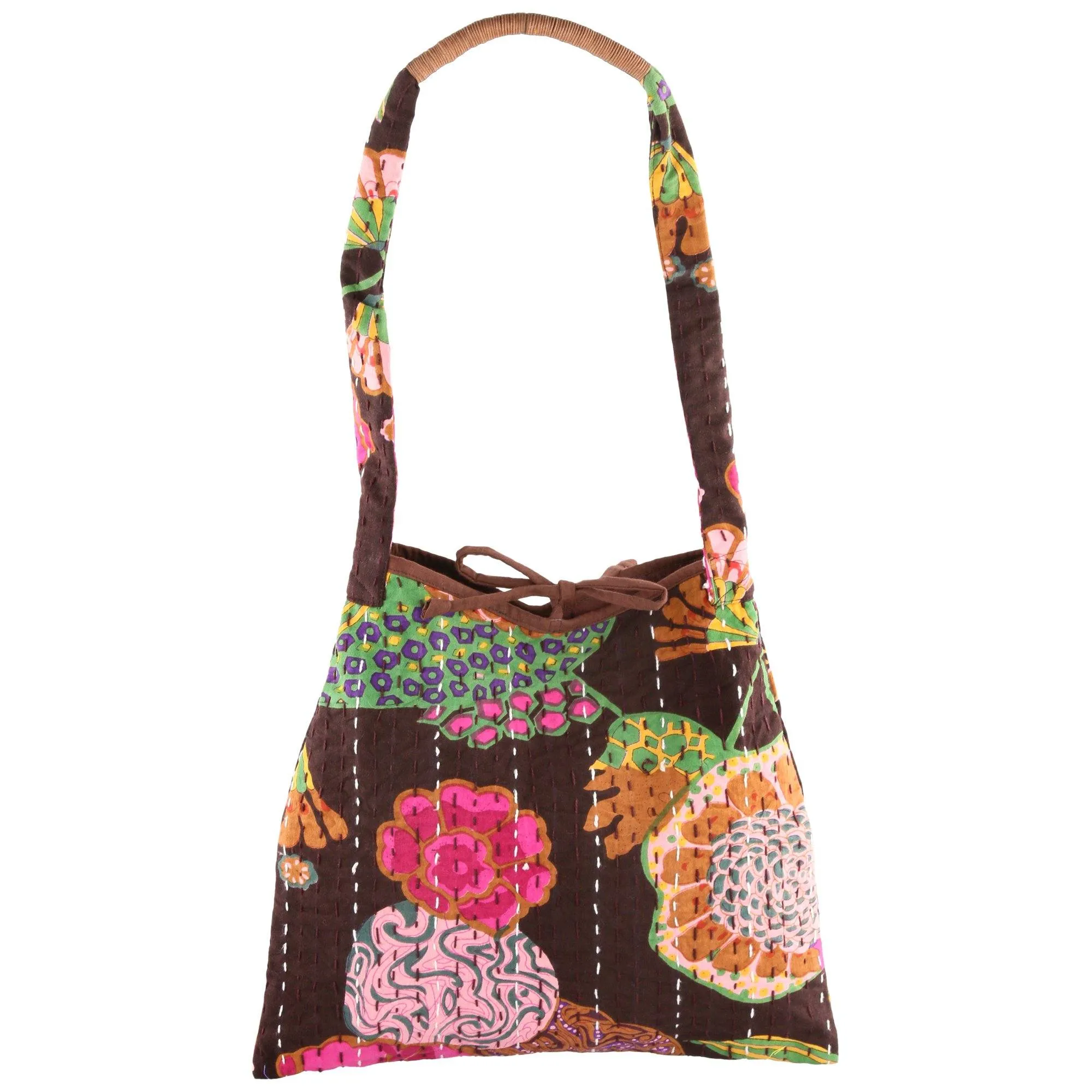 Hand Stitched Kantha Hobo Bag