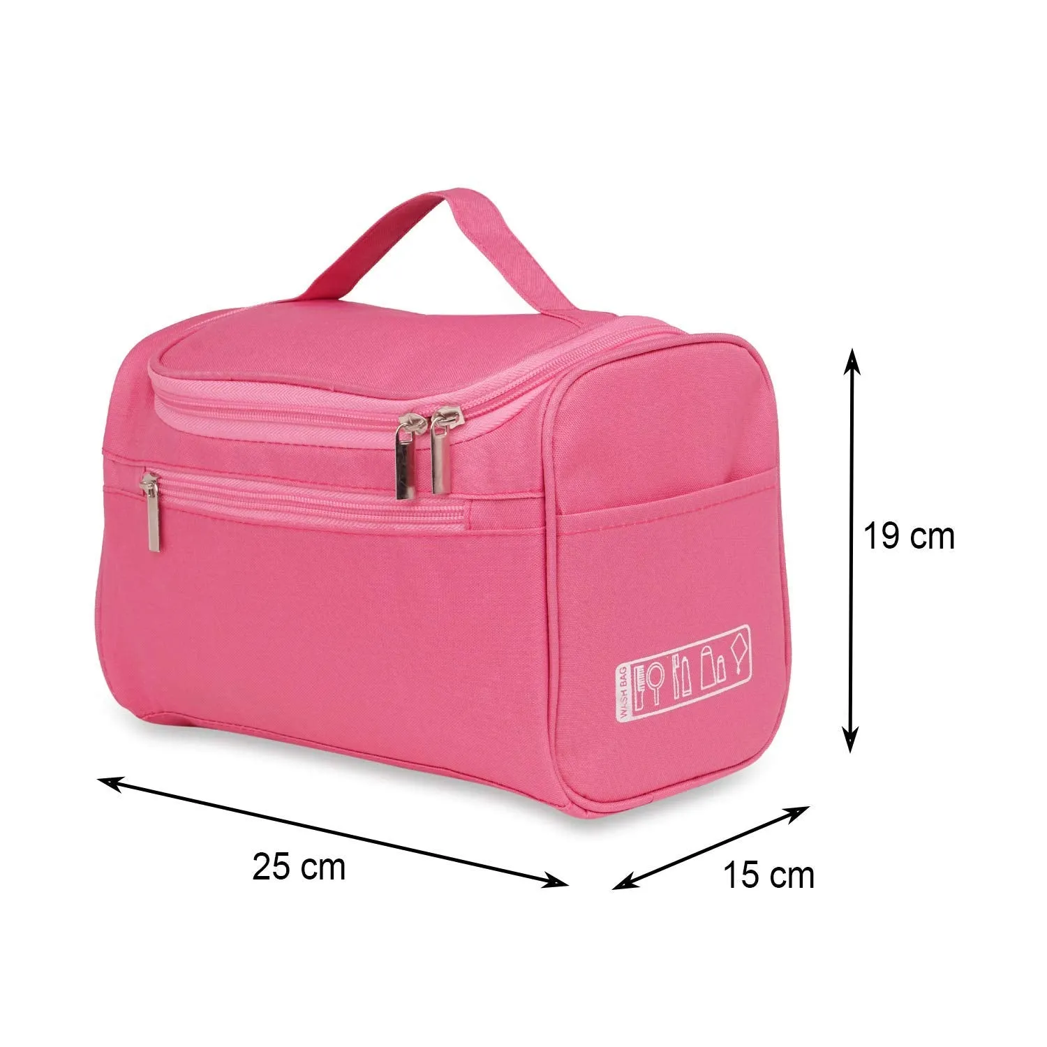 Houme Cosmetic / Toiletry Bag for Women & Men | Pink(B1G4)