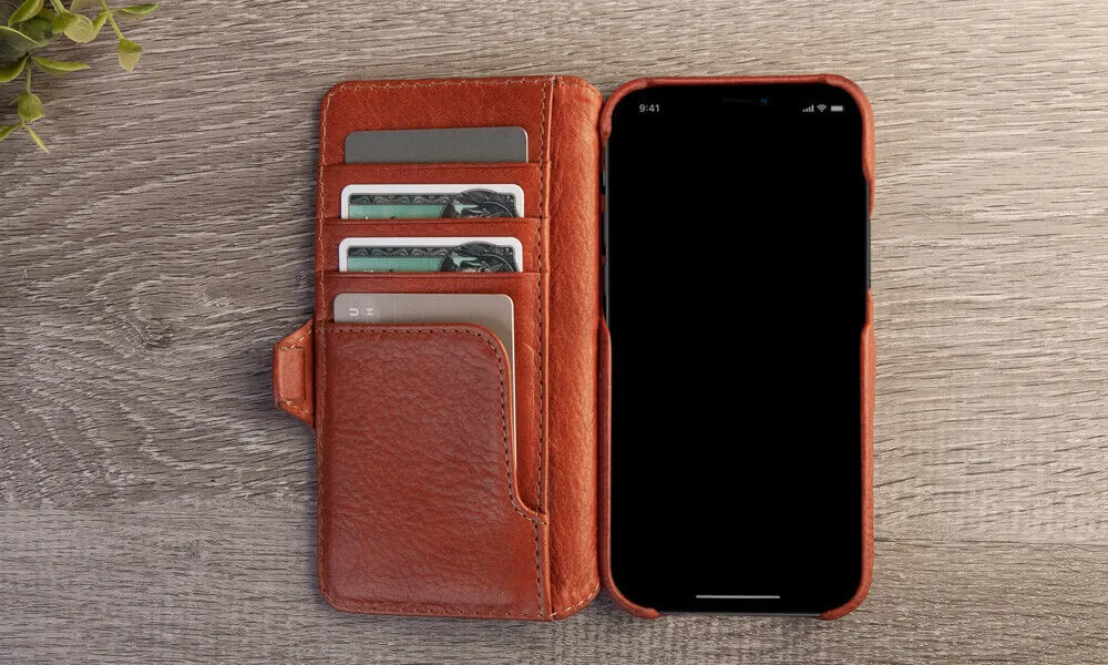 iPhone 12 Pro Max wallet leather case - Discontinued