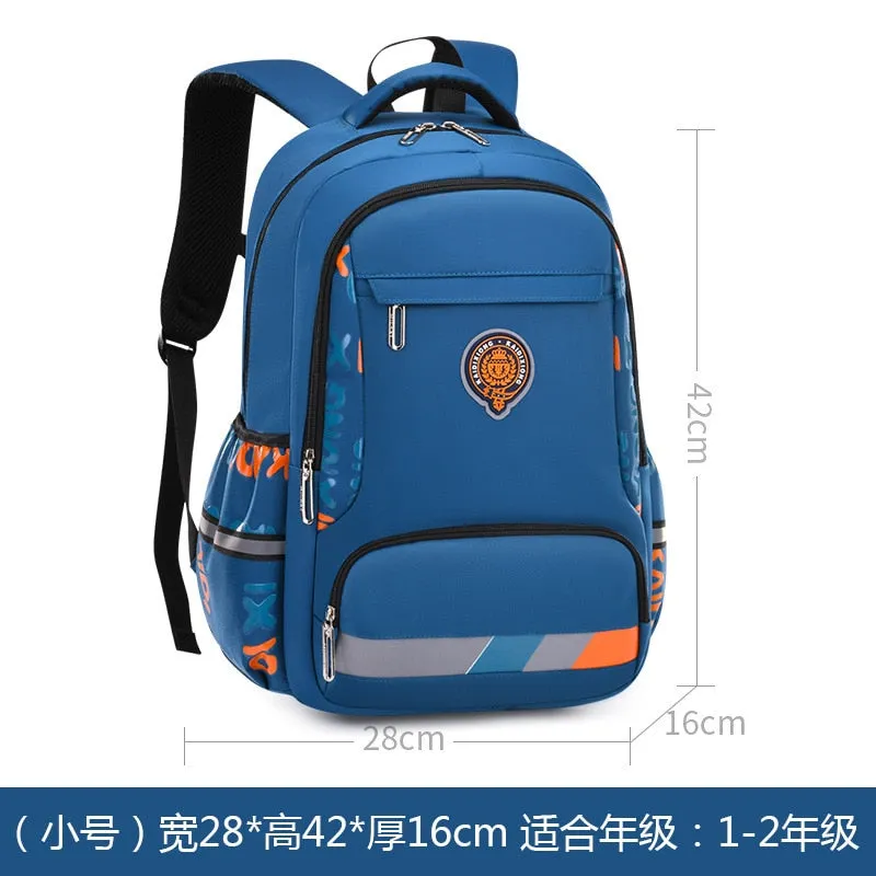 Kids backpack Primary children School Bags For Boys large orthopedic Backpack Waterproof Schoolbag big Book Bag mochila infantil