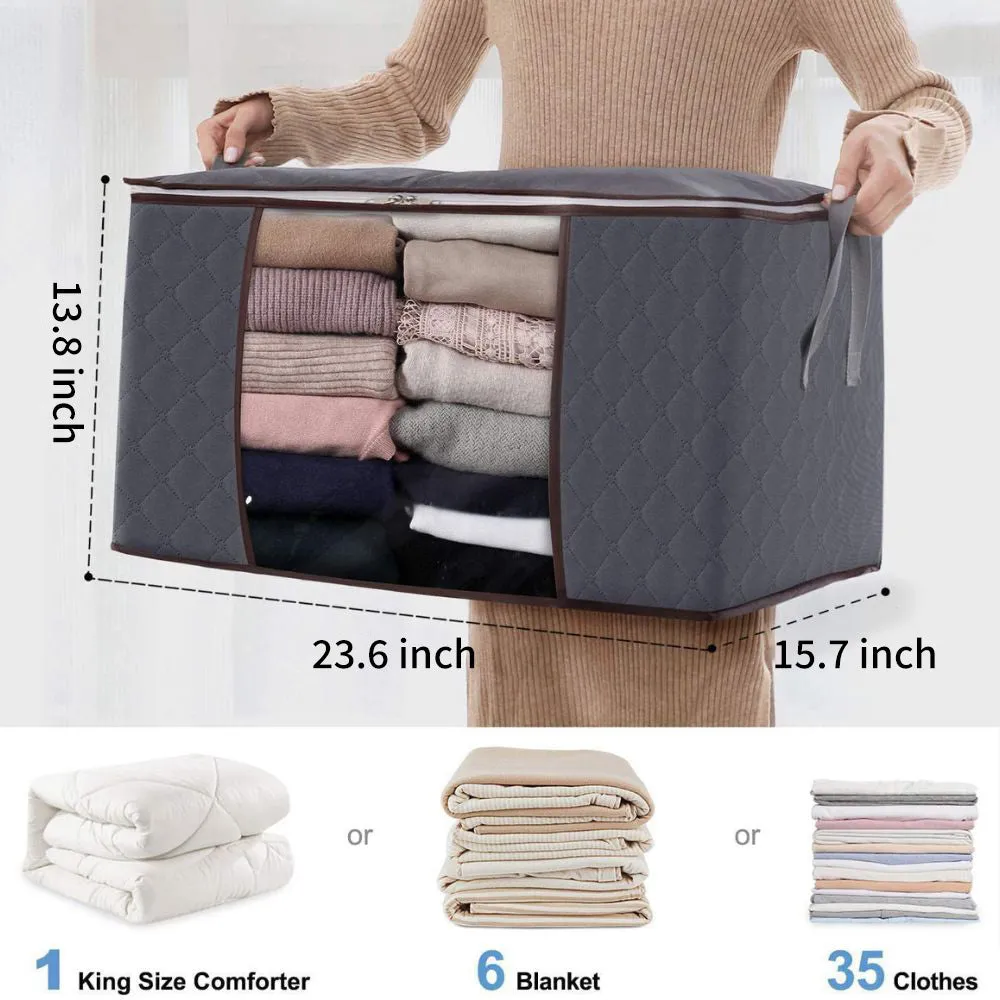 Large Capacity Luggage Storage Bag (23.6*15.7*13.8 in)