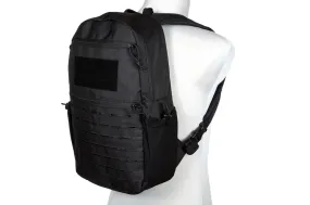 Laser cut light weight backpack - black