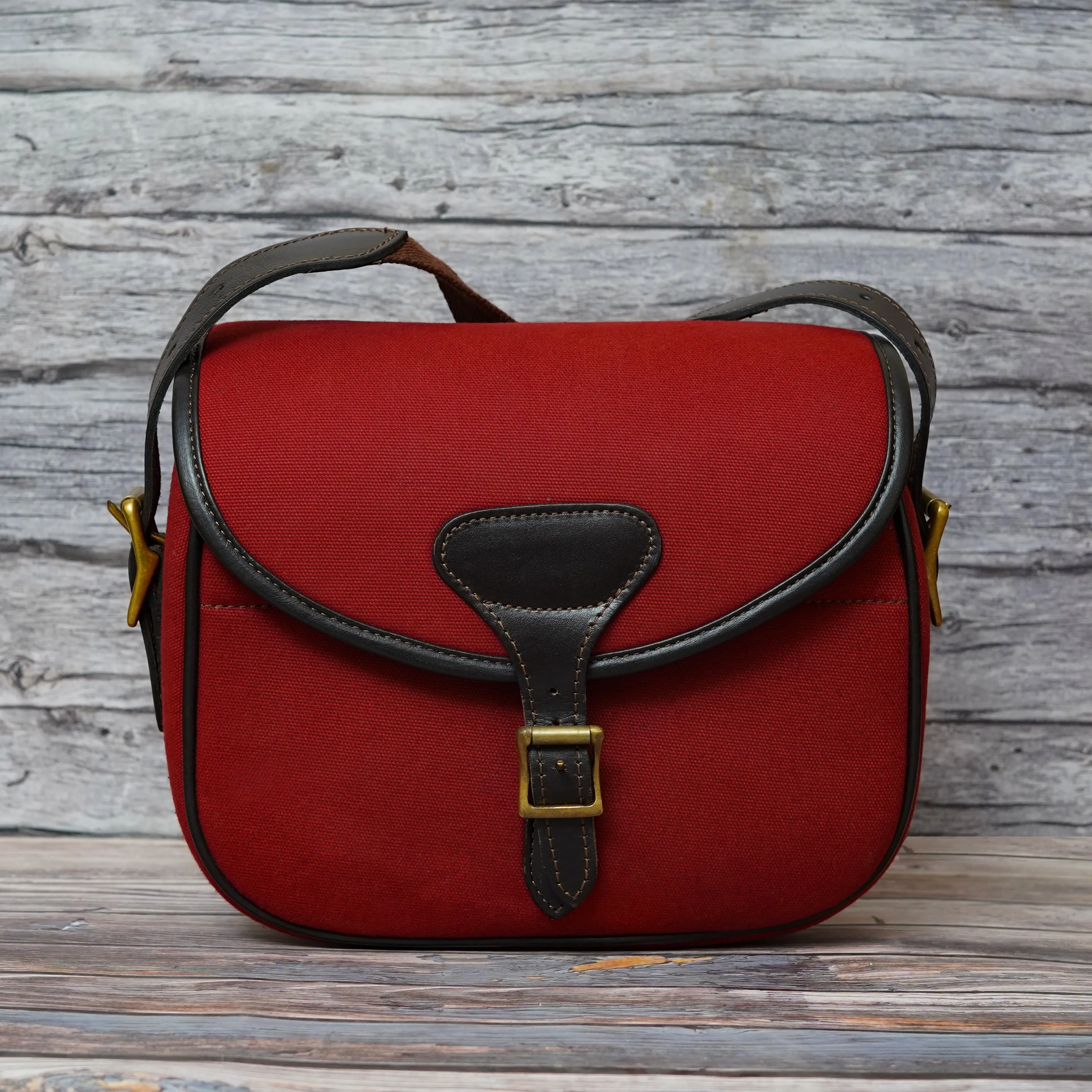 Leather and Canvas Shooting Bag