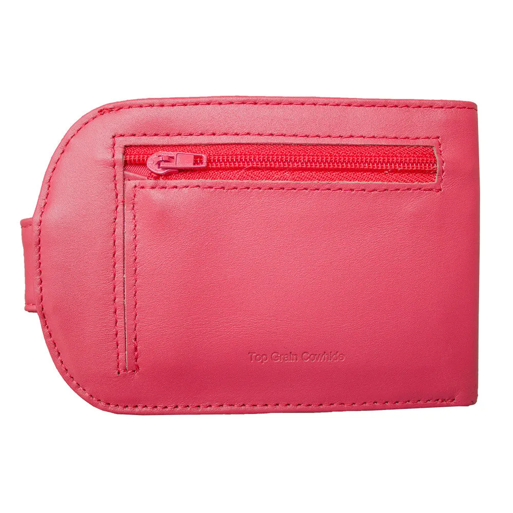 Leather Taxicat Coral Pink