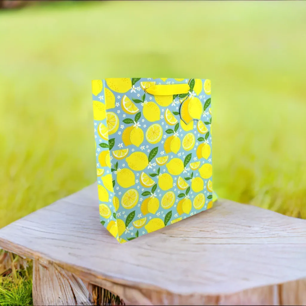 Lemons Large Gift Bag