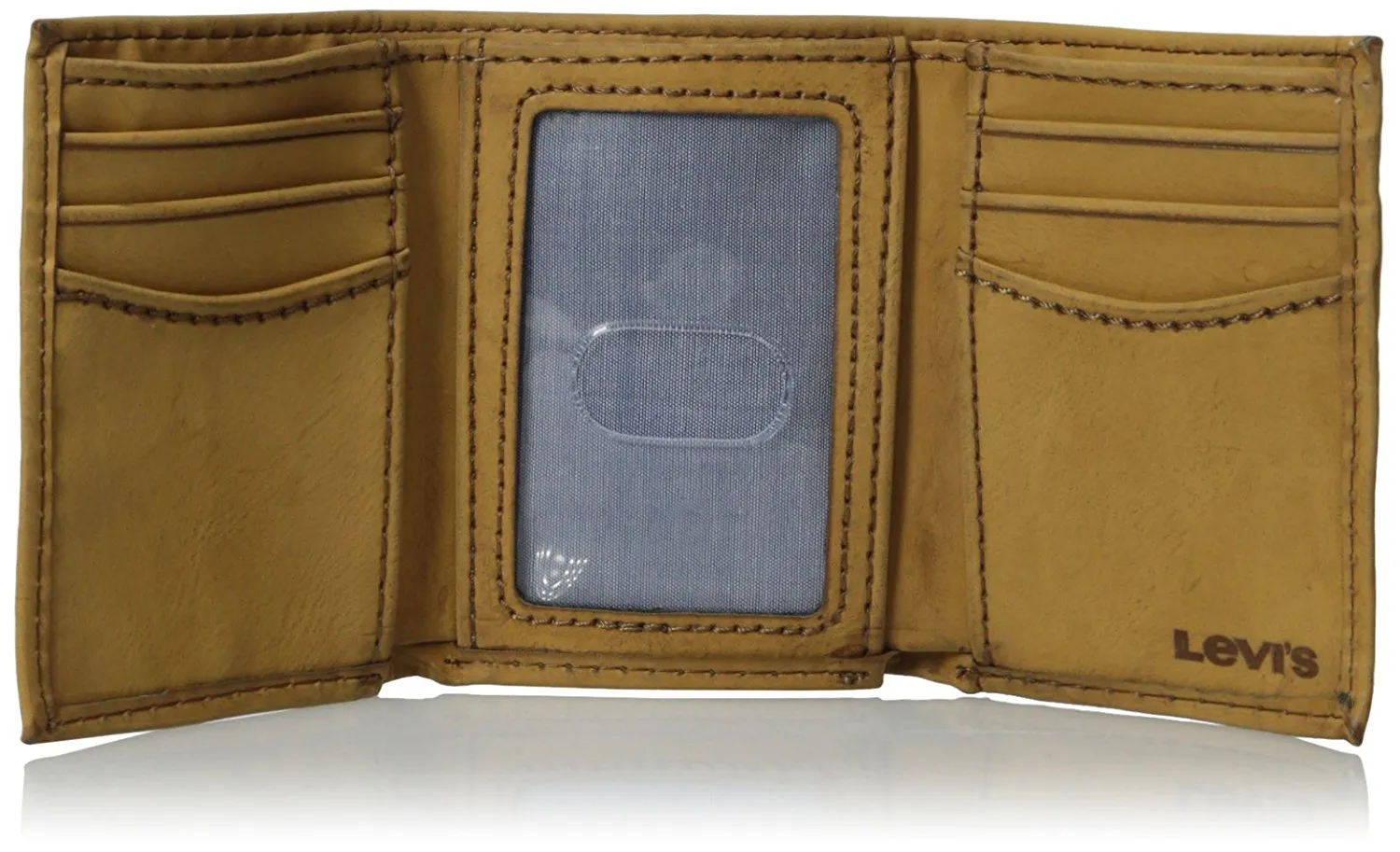 Levi's Men's Trifold Leather Wallet