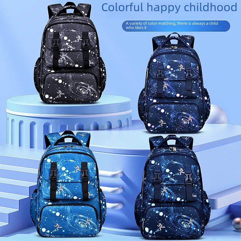 Lightweight Side Refrigerator Type Schoolbag for Elementary Students