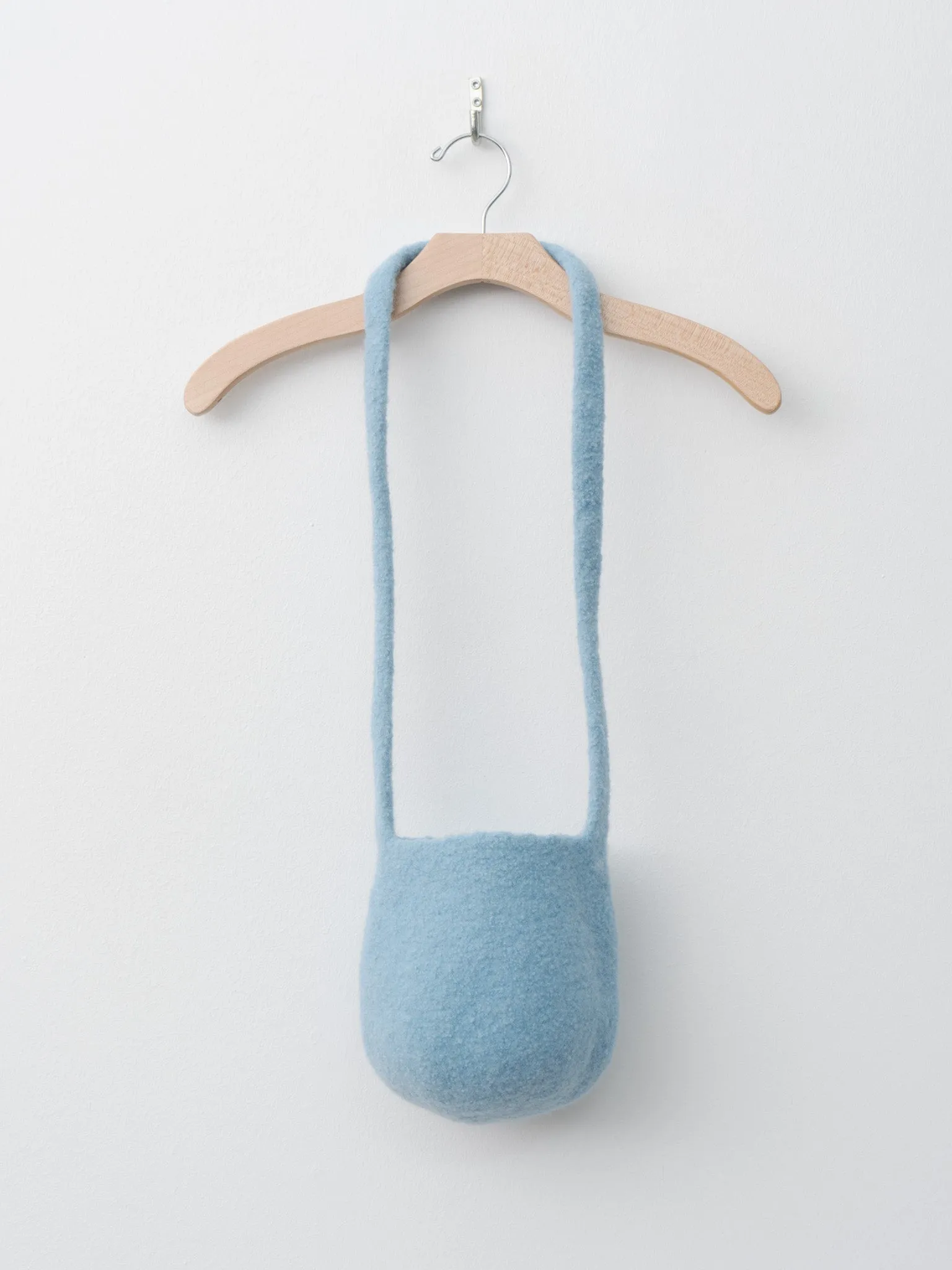 Long Strap Smallest Bucket Bag - Sky Blue