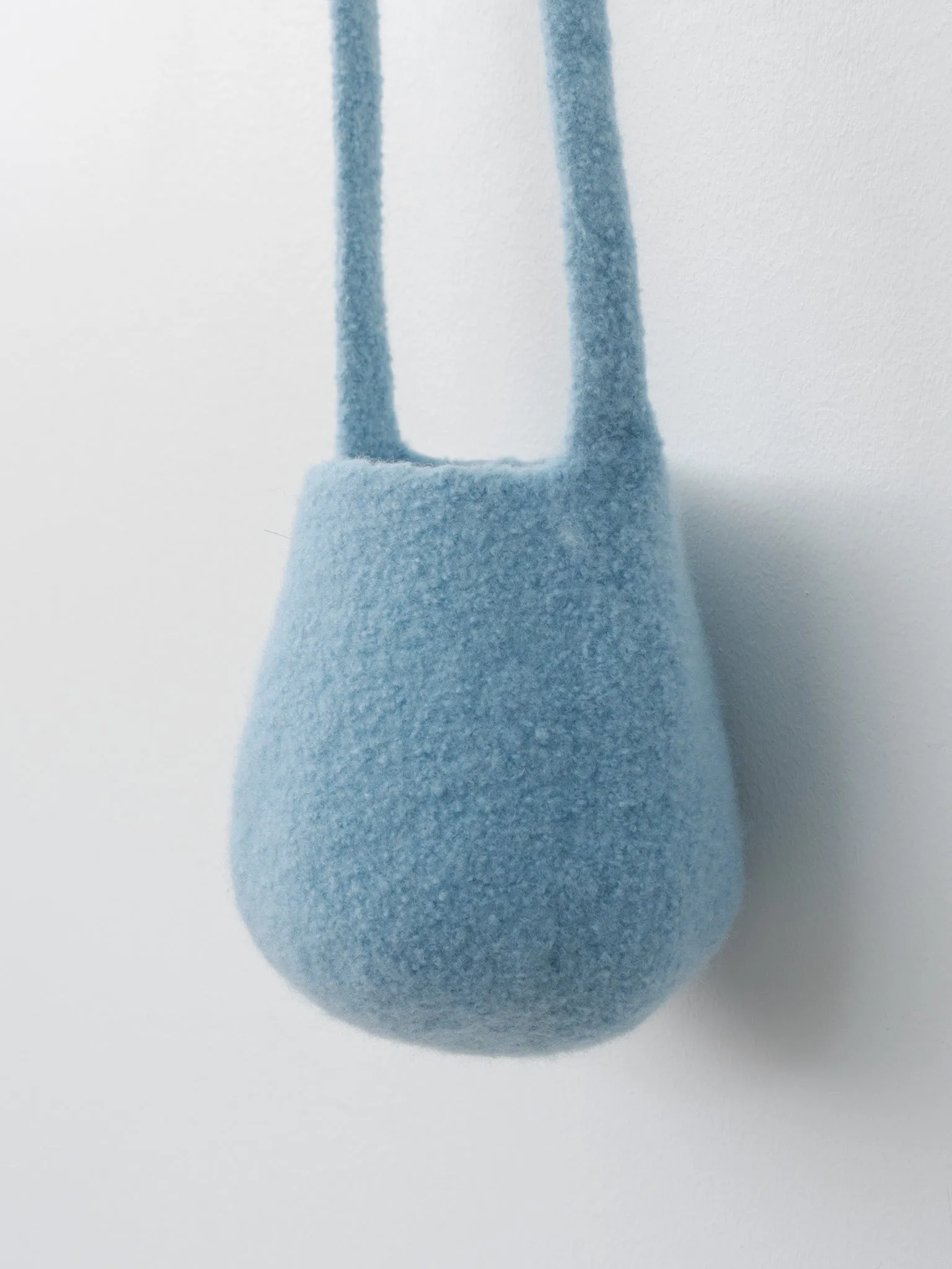 Long Strap Smallest Bucket Bag - Sky Blue