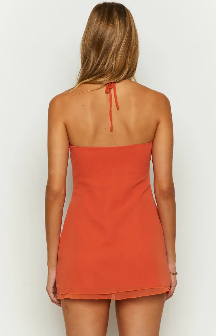 Louisiana Orange Mini Dress