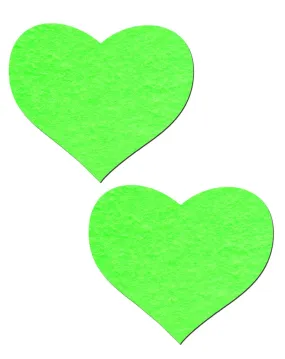 Love: Glow in the Dark Hearts Nipple Pasties