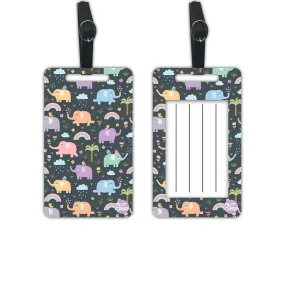 Luggage Tags Set Of 2 -  Mini Elephant