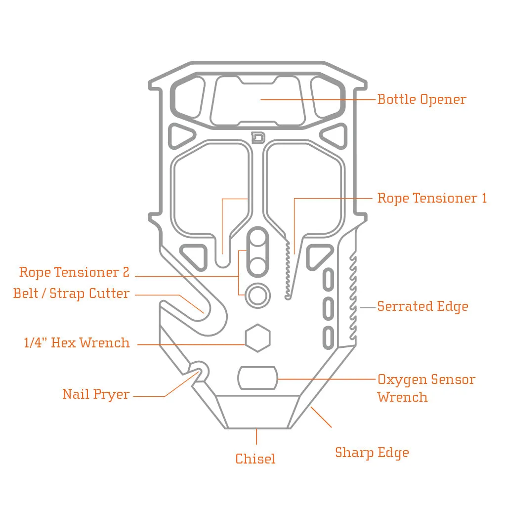 M1 MAVERICK™ WALLET - SPEC-OPS - SINGLE POCKET DTEX - BLUELINE